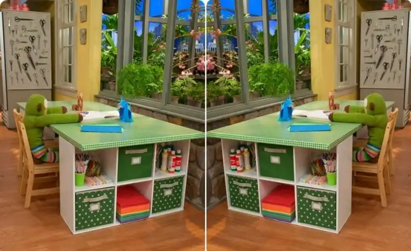 Colorful Crafting Table