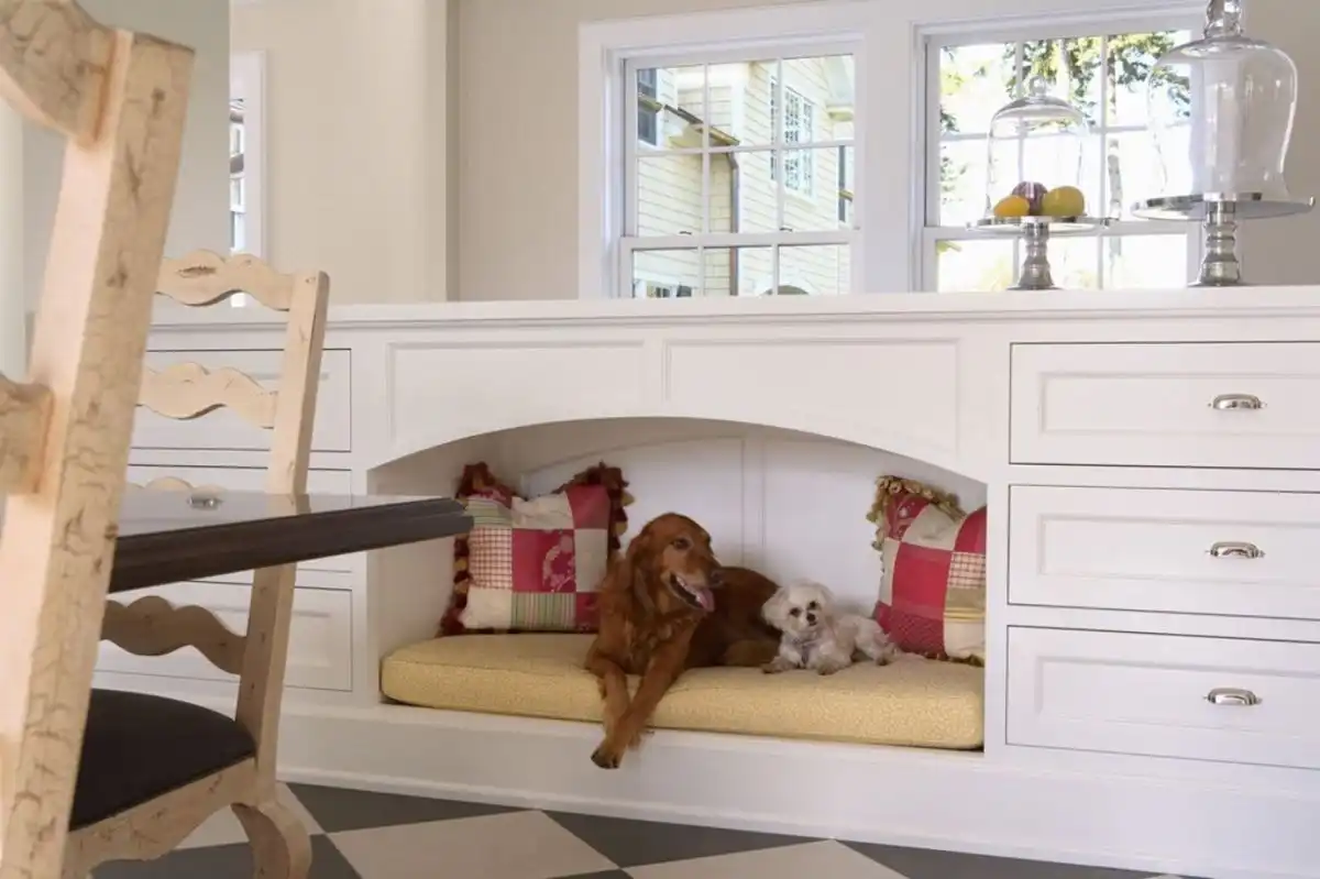 Kitchen vinyl flooring for dogs