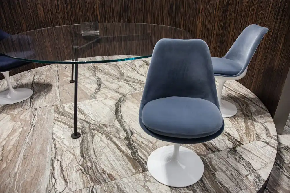 Knoll Tulip upholstered Armless Chair