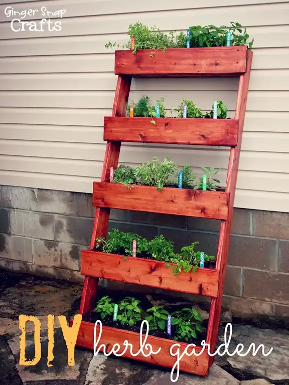 Build a Pallet Planter DIY Vertical Herb Garden