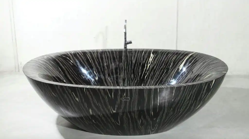 Laguna basic wooden bathtub dark color 1024x573
