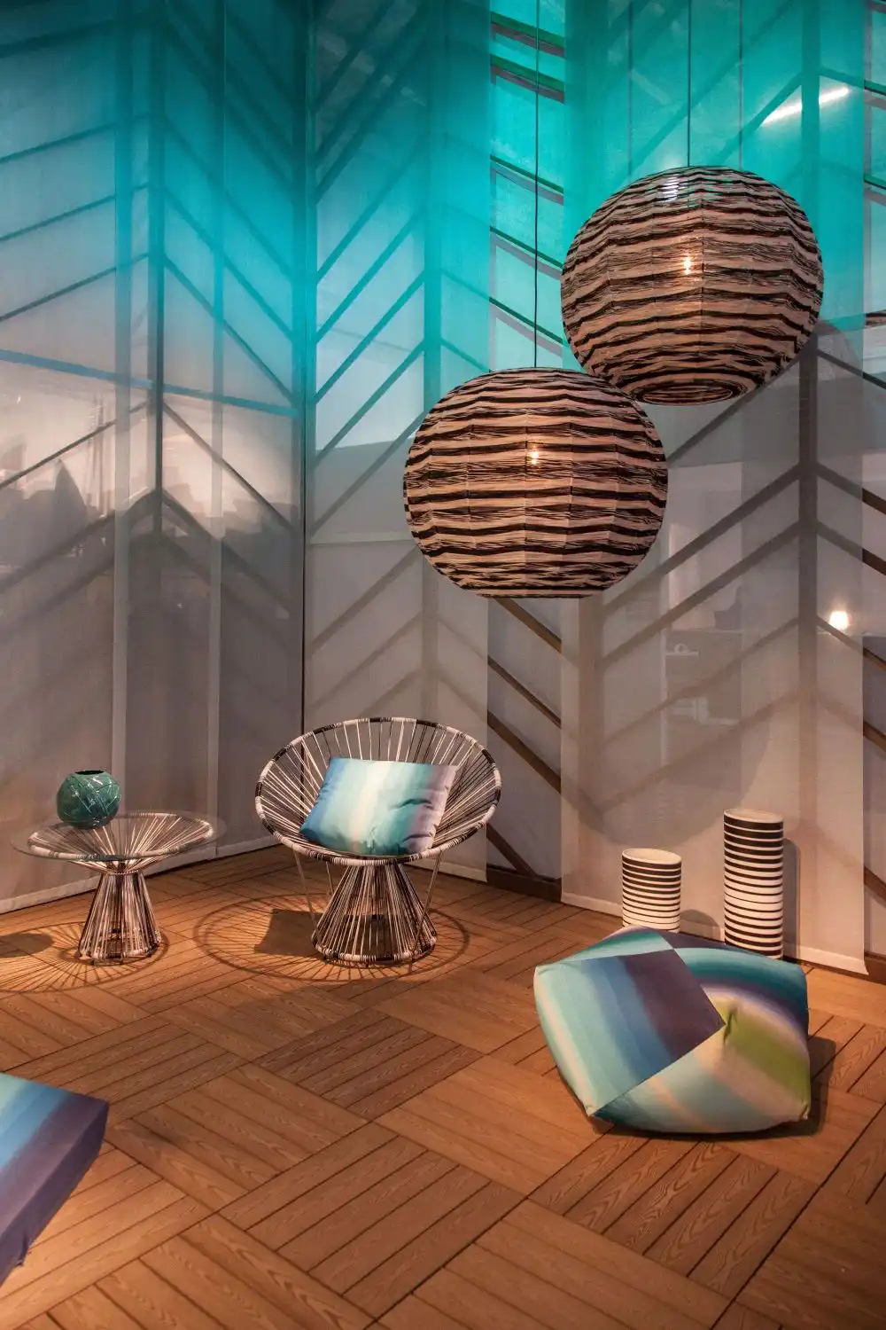 Large Handwoven Ball lampshade