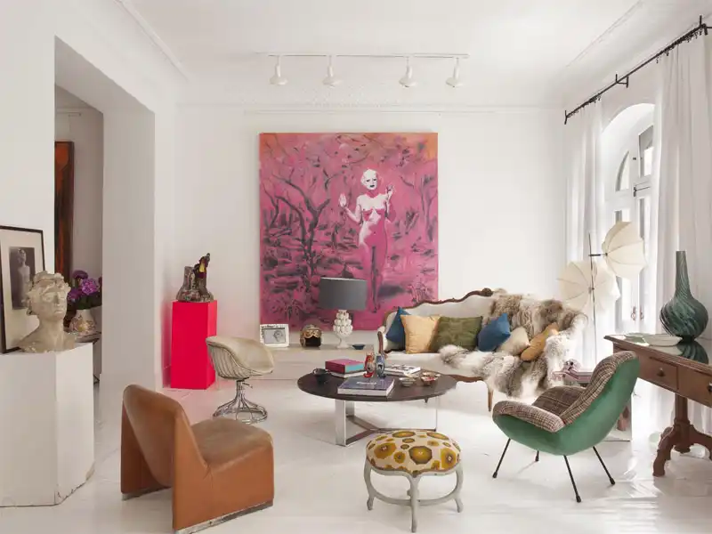 Large piece of artwork for living room