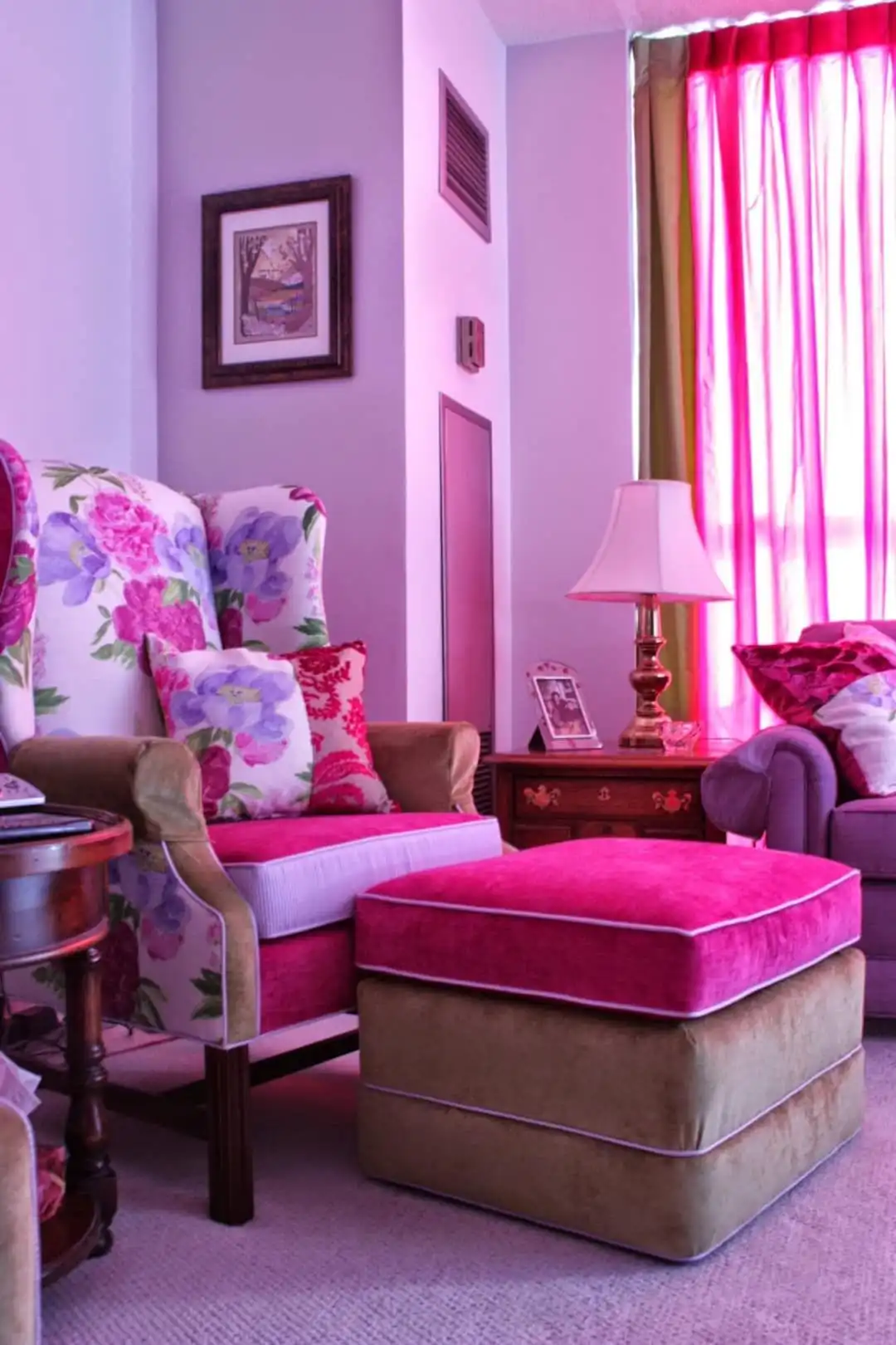 Lavender and Pink