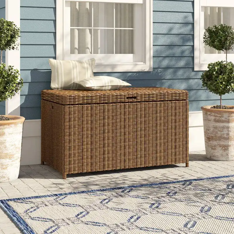 Lawson Wicker Deck Box