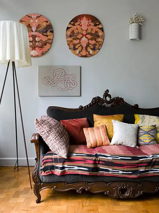 Layered design for living room