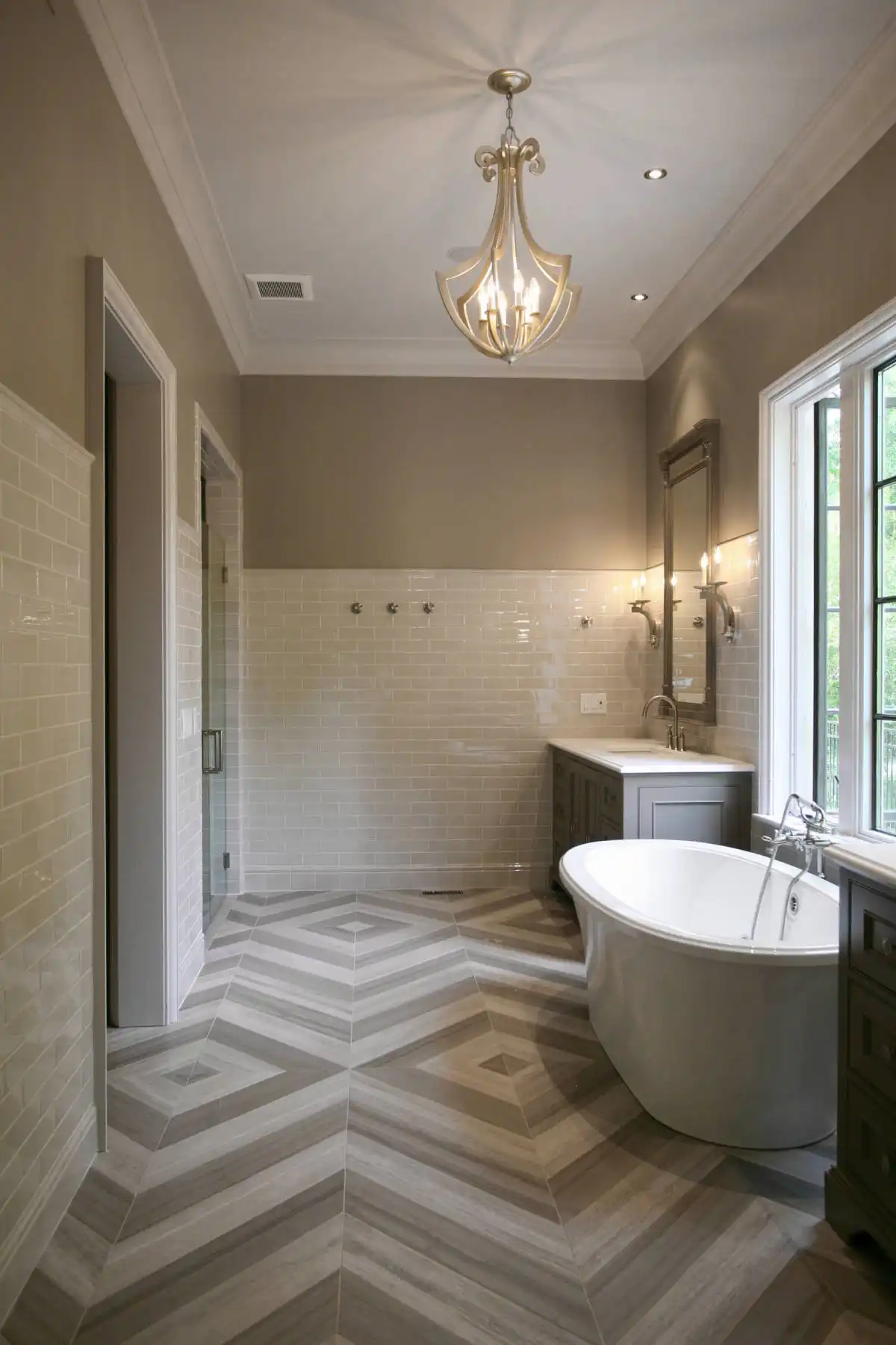 Limestone Bathroom Floor