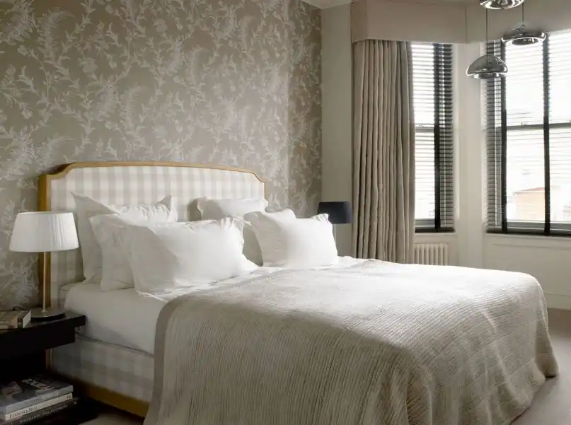 Limited pattern bedroom wallpaper