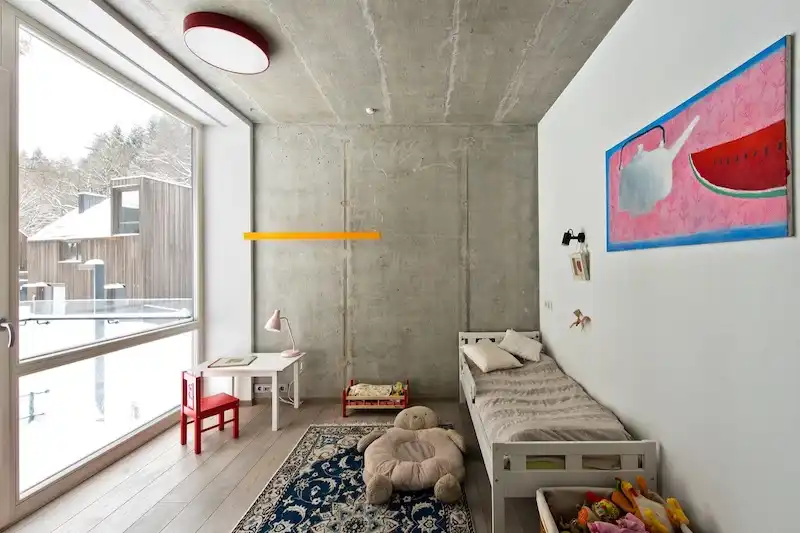 The children's bedrooms are small and simple but quite charming and pretty cozy and colorful
