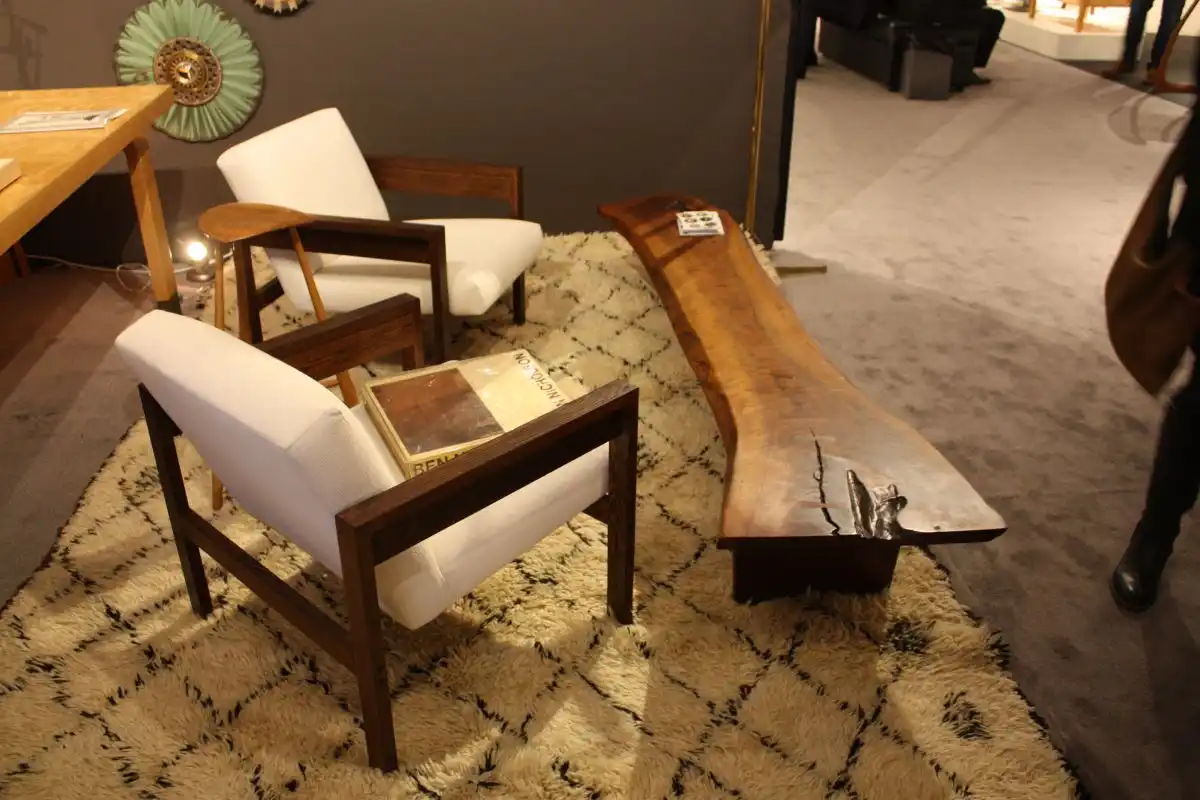 Live edge furniture and area rugs