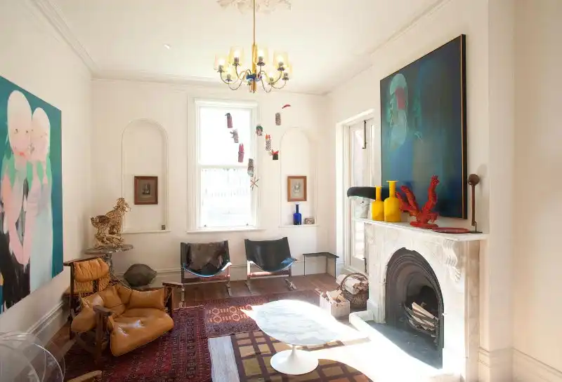 Living room with only chairs