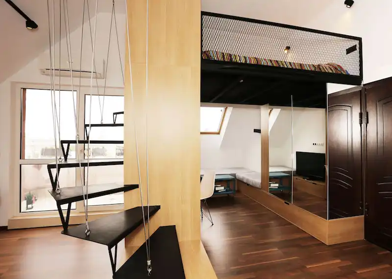 Loft Bedroom And Bright Open Plan