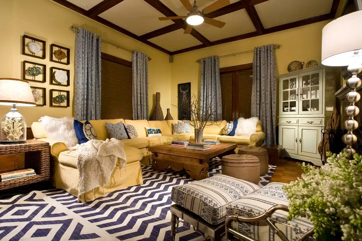 Long beach living room decor