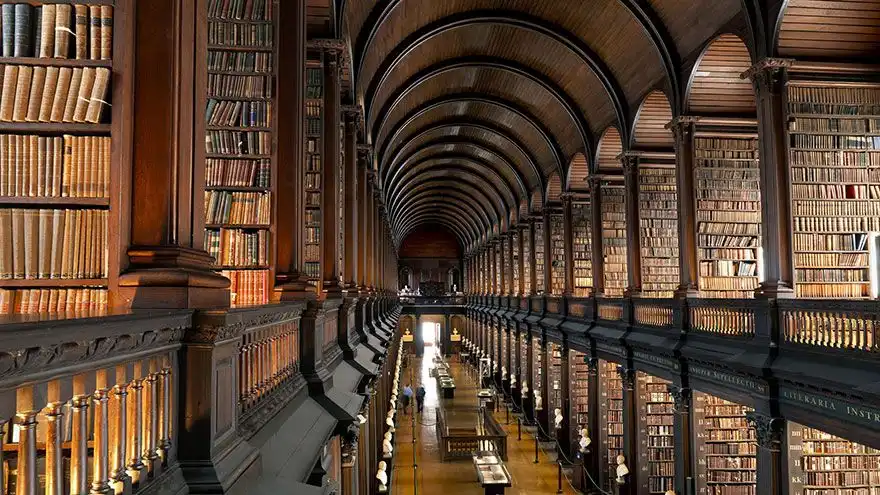Long room from Trinity College