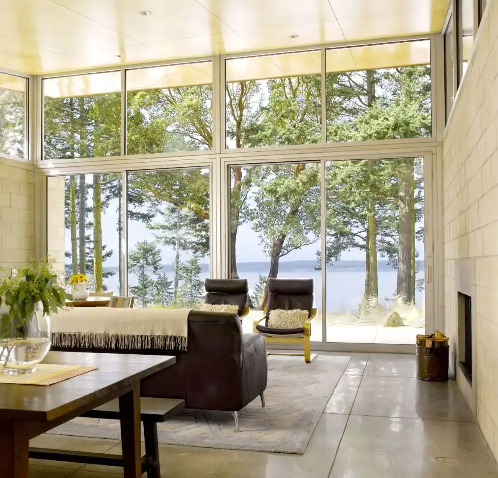 Lopez Island Cabin by Stuart Silk Architects view