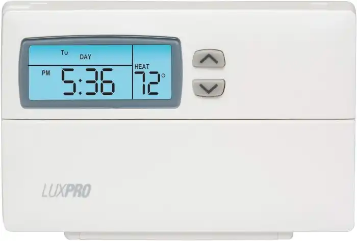 LuxPRO 5-2 Day Deluxe Programmable Thermostat Separate Program for Heating and Cooling