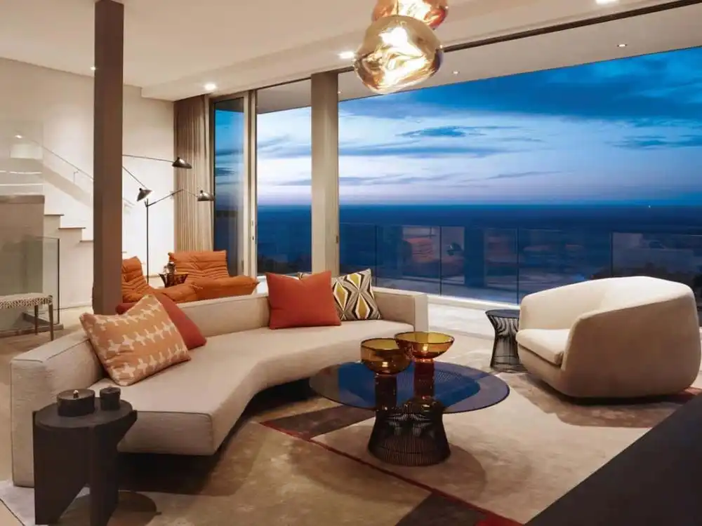 Luxury Seaside Home OKHA Interior Architecture living room