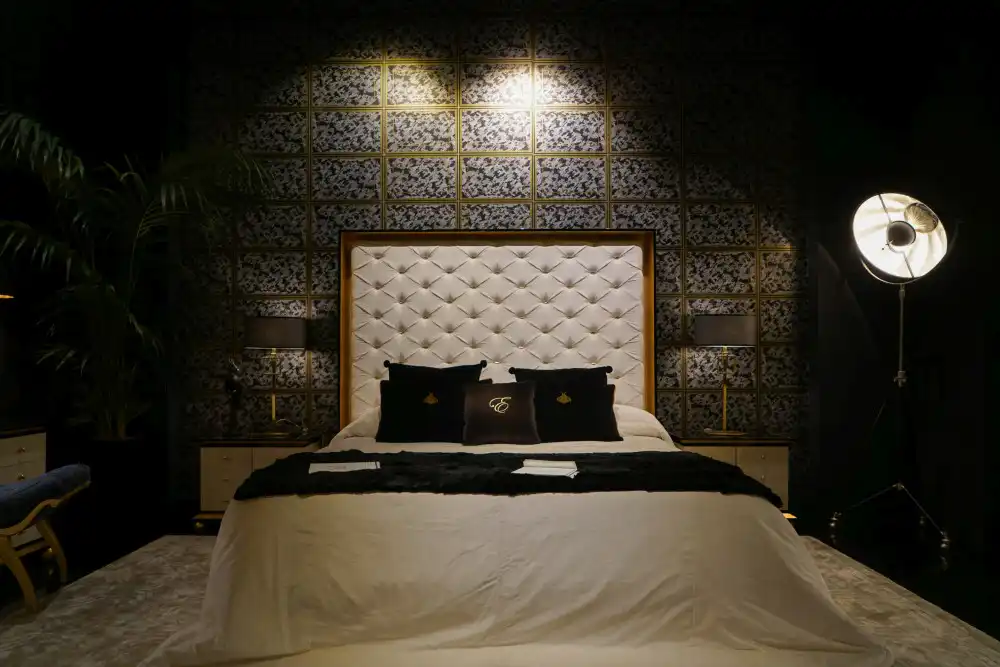 Creating a dramatic lighting for a luxury bedroom design
