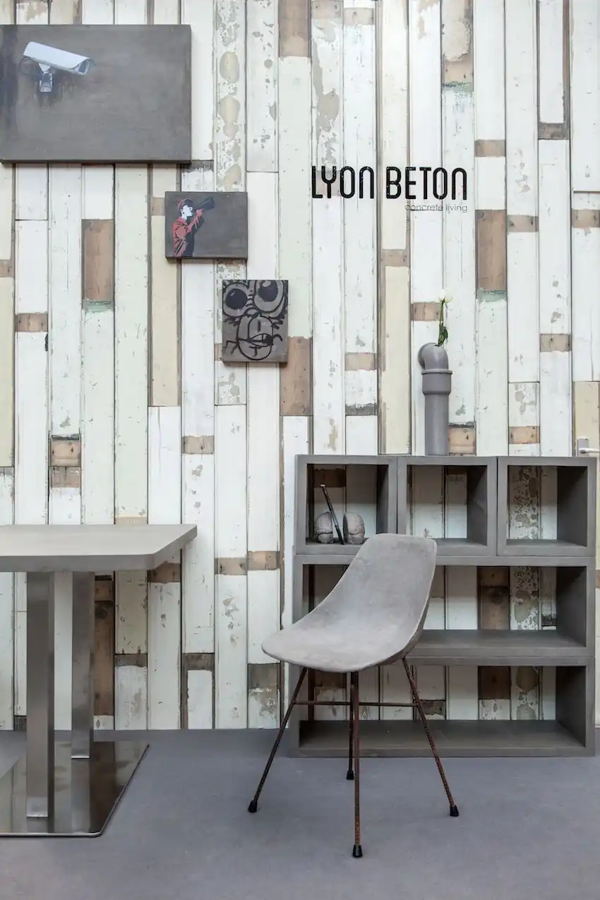 Lyon Benton Chair Gray Minimalist