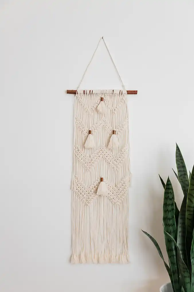 Macrame wall hanging how to make