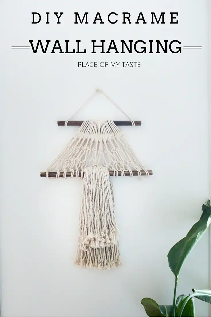 Macrame wall hanging
