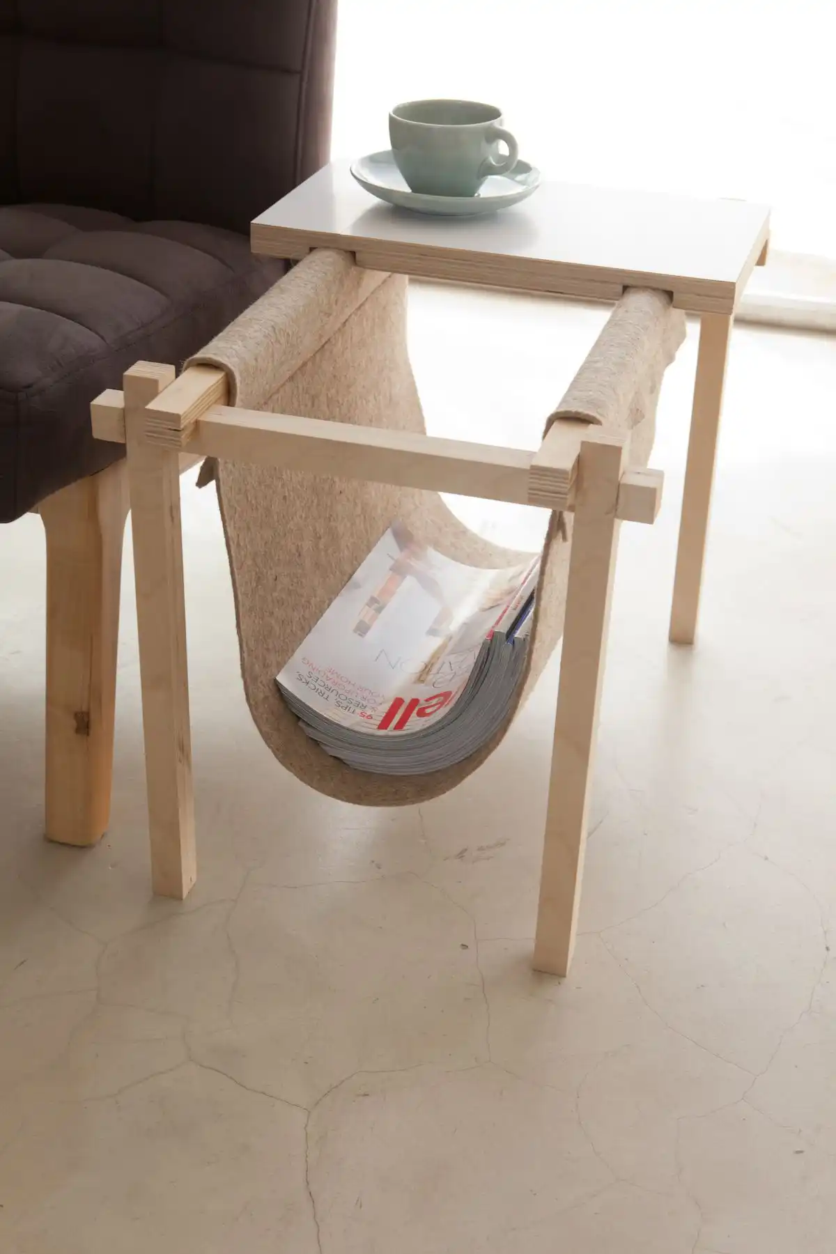 Magazine Rack is a sleek piece of furniture