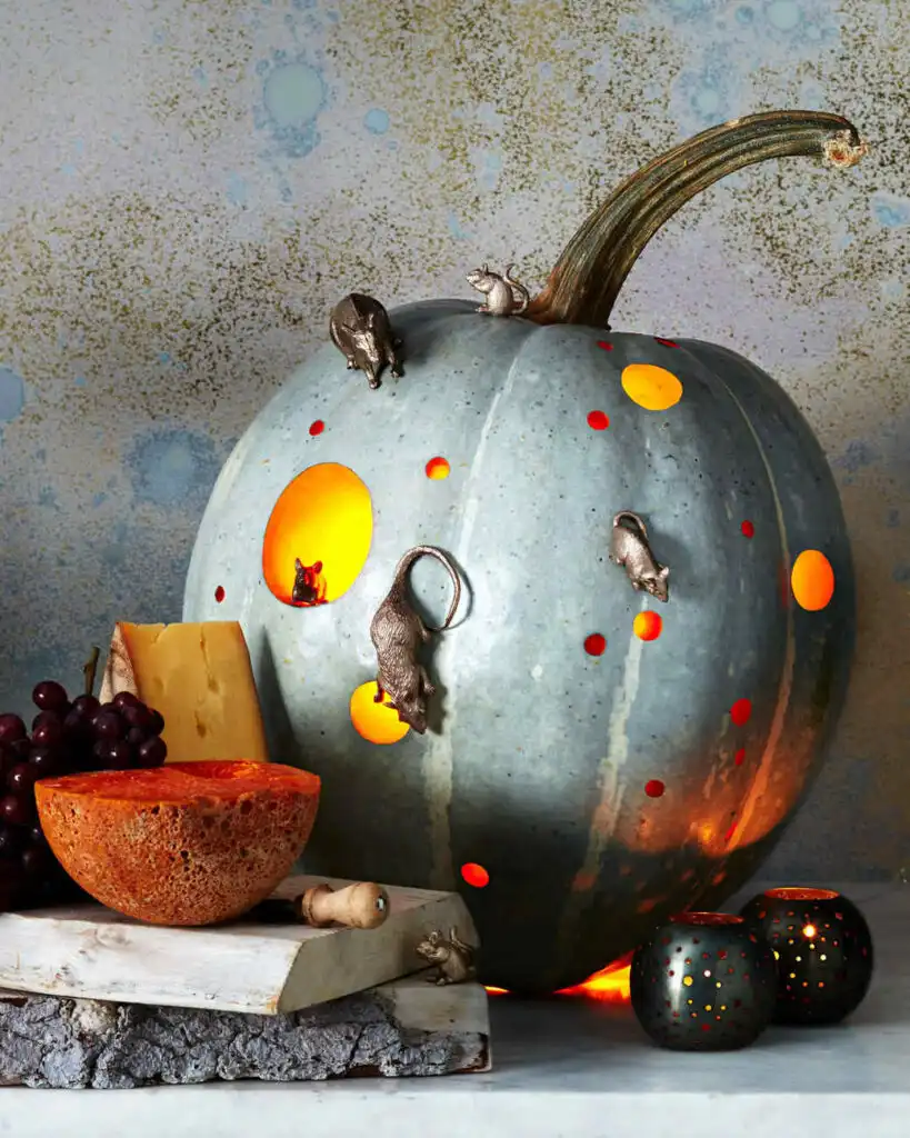 Make a Mice Infested Pumpkin
