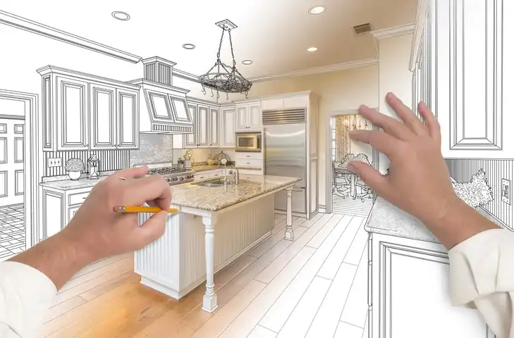 kitchen layout diagram