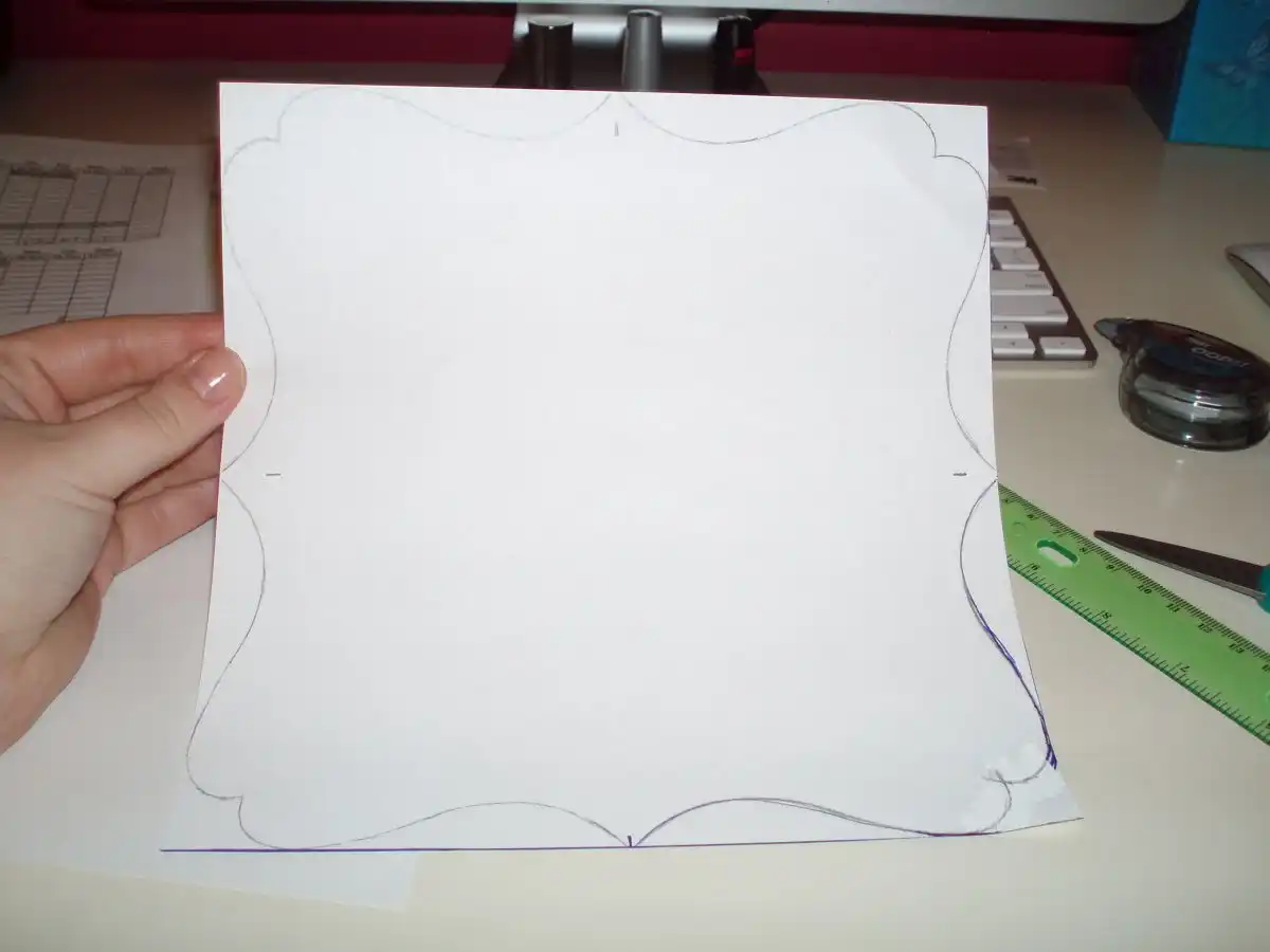 Make your own mouse pad from cork Draw