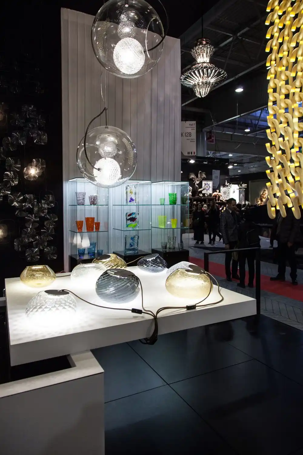 Malfatto and inner Glass lamps
