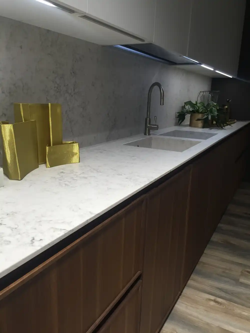 Classic Marble Kitchen