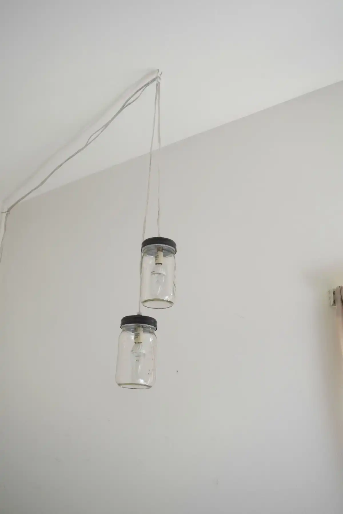 Mason Jar Ceiling Light