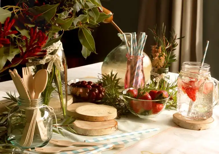 Create Table Centerpieces with Mason Jars