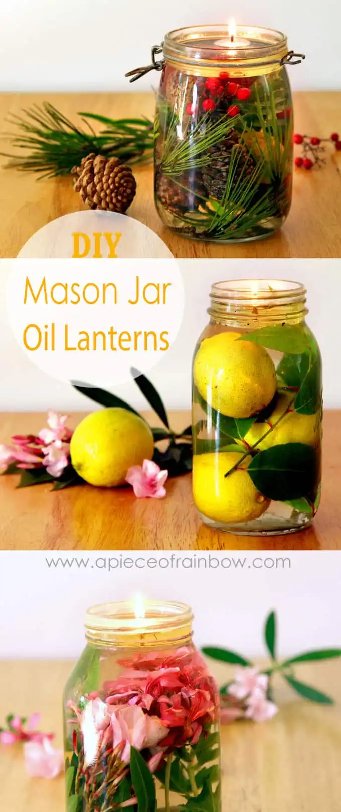 Mason Jar Oil Lamp