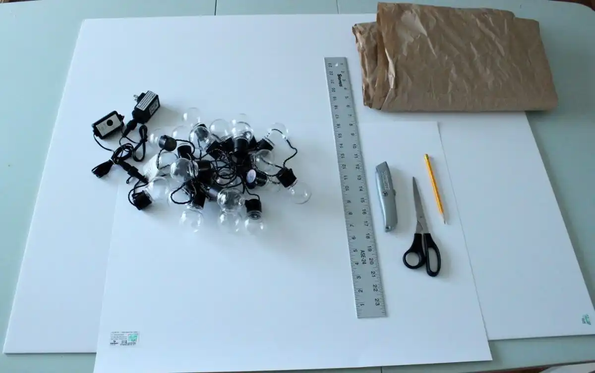 Materials to DIY a Marquee Sign