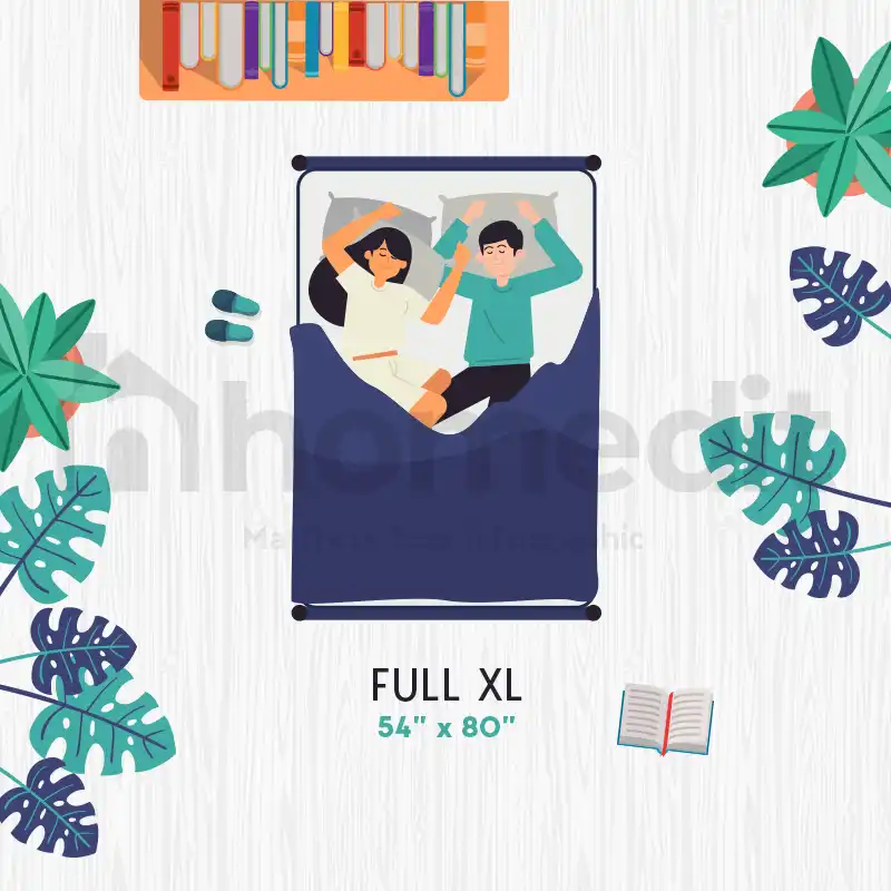 Full XL Size Bed
