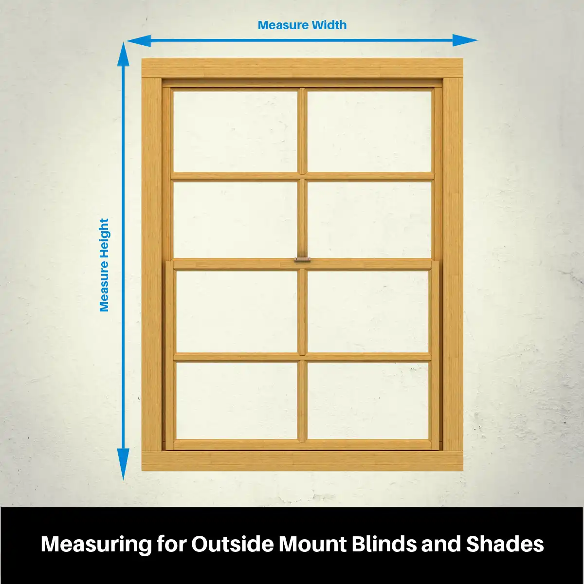Measuring for Outside Mount Blinds and Shades