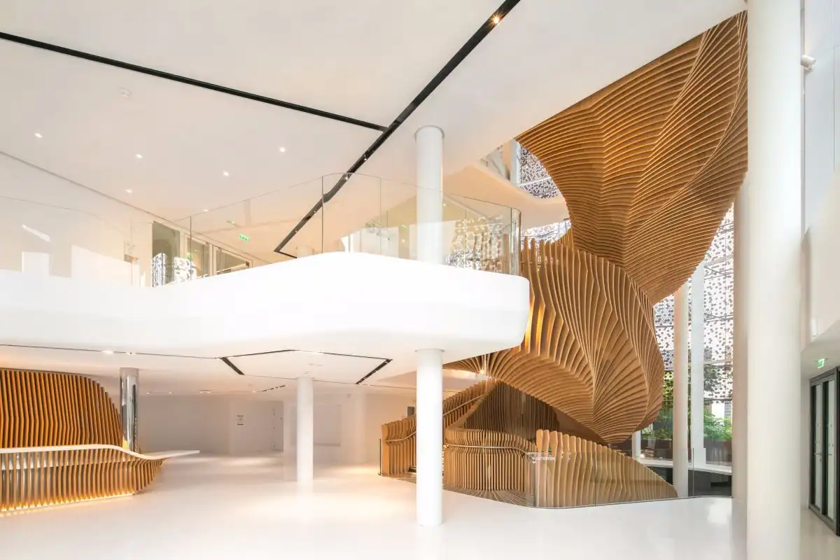 Media Division Interior Design Staircase