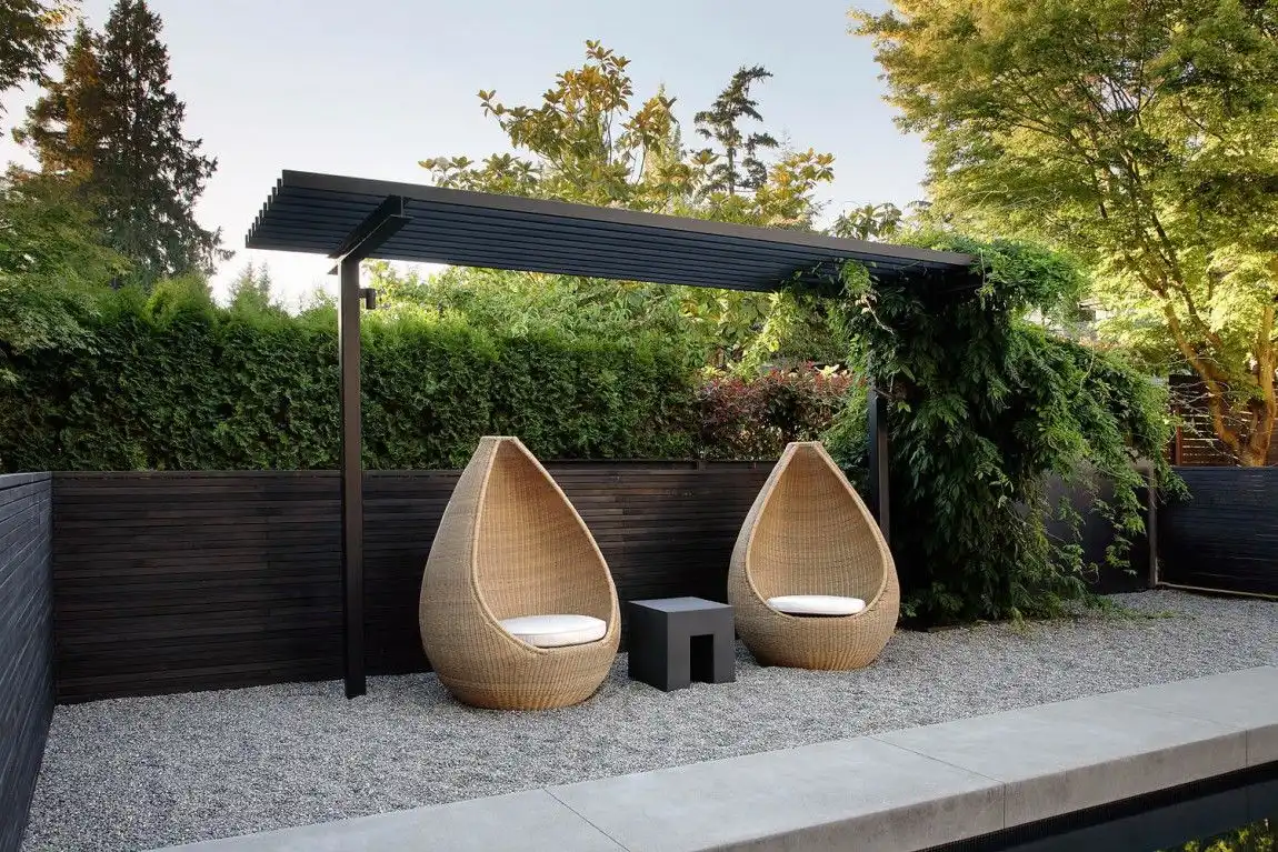 Medina Residence Backyard Pergola