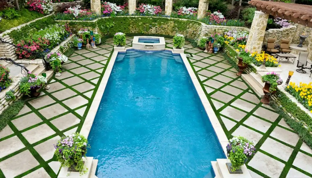 Mediterranean-pool-geometric-landscape
