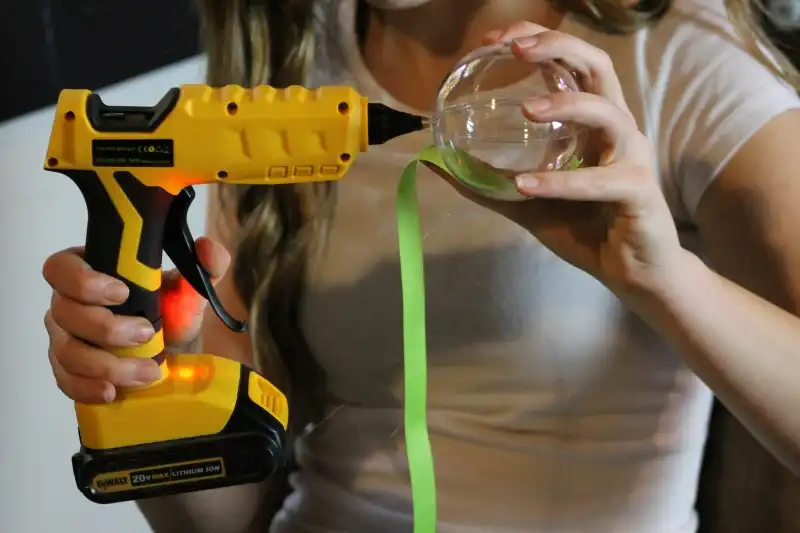 Mellif High Temp Hot Glue Gun Compatible w/ Dewalt Batteries