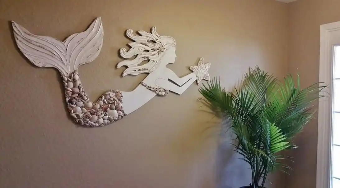 Mermaid and seashells