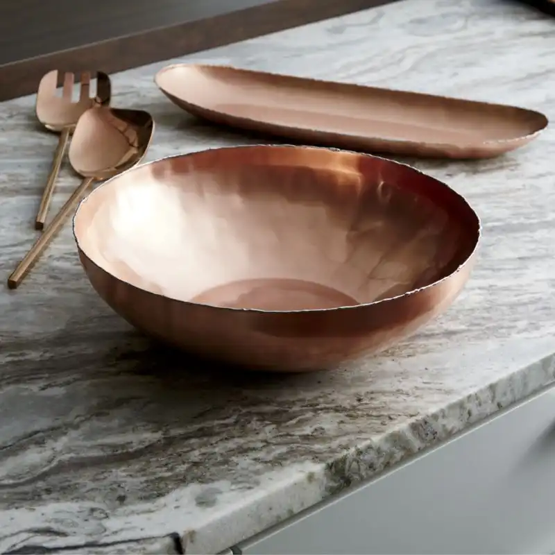 Metal copper bowl