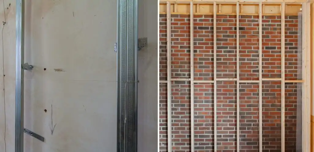 Metal stud vs. wood framing