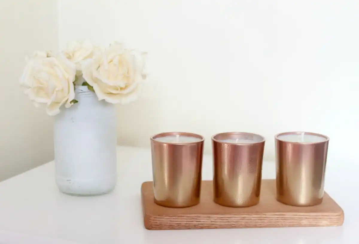Metallic Votive Candles