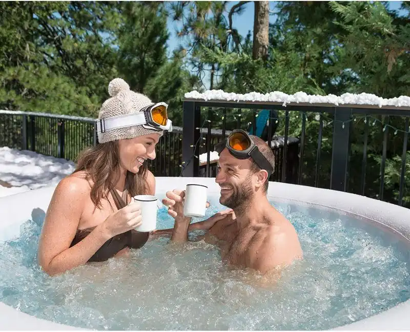 Miami AirJet Inflatable Hot Tub winter