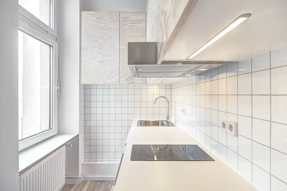 Micro Apartment in Moabit Spamroom Small and Compact Kitchen