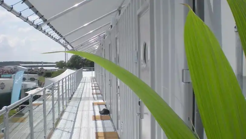 Micro Shipping container Hotel Architecture