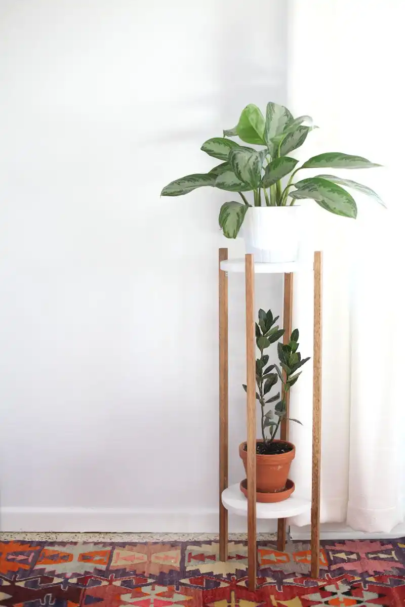 Mid century inspired plant stand