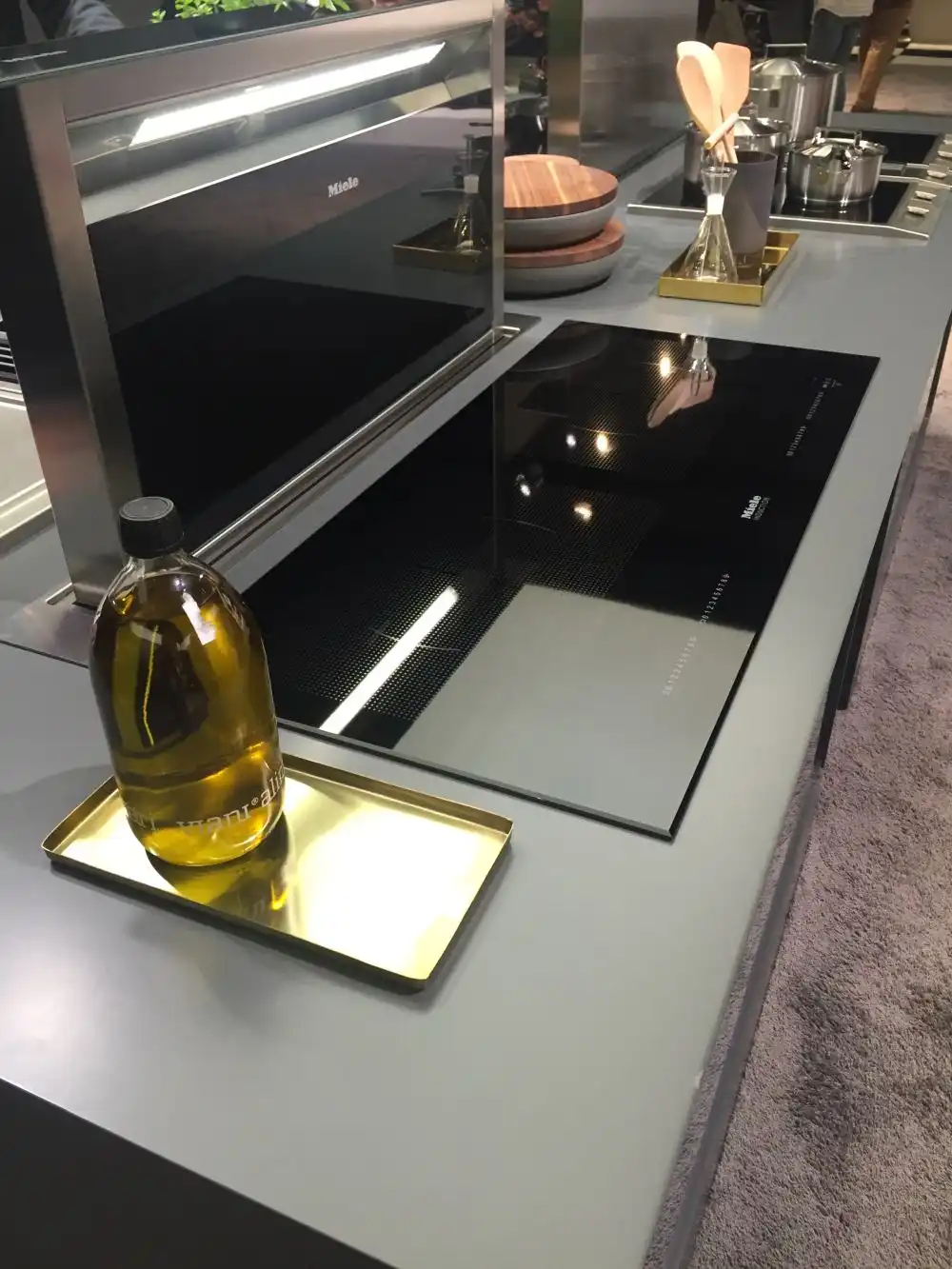 Miele led display induction cooktop